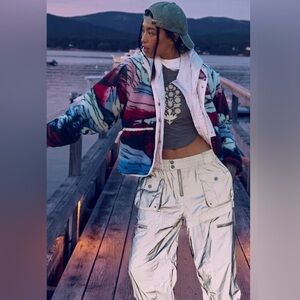 NWT Hit The Slopes Printed Fleece Jacket